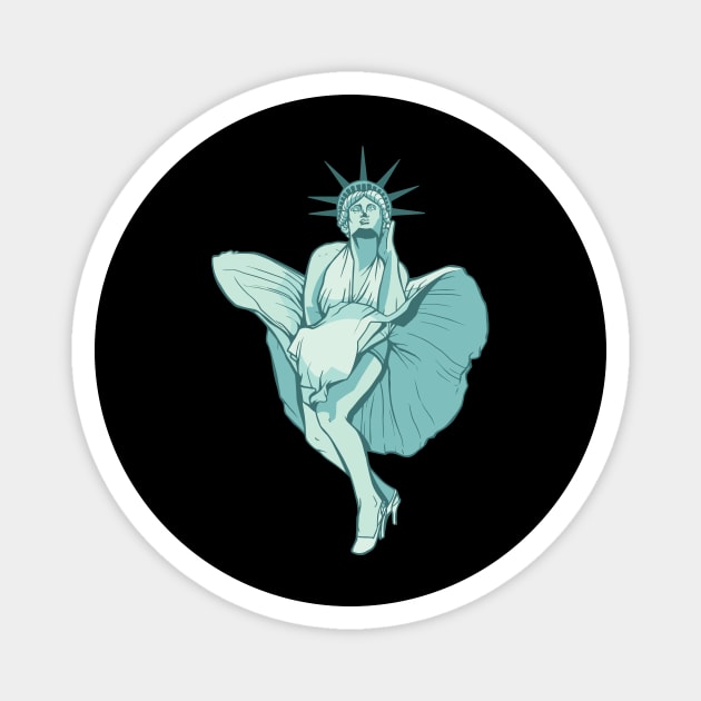 Liberty Monroe Magnet by Cosmo Gazoo